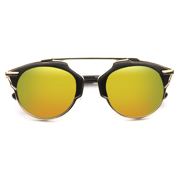 Bella Hadid Style Rimless Color Mirror Flat Top Shield Aviator Celebri –  CosmicEyewear