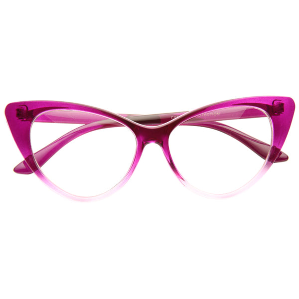 Nikita Designer Inspired Cat Eye Clear Glasses – CosmicEyewear