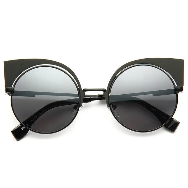Olivia Palermo Style Metal Cat Eye Celebrity Sunglasses – CosmicEyewear