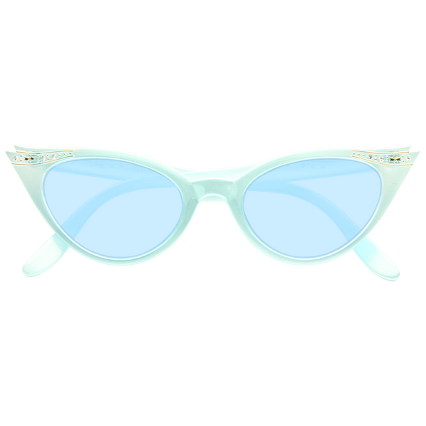 Clear Cat Eye Glasses - Betty Jo Rhinestone Cat Eye Clear Glasses –  CosmicEyewear