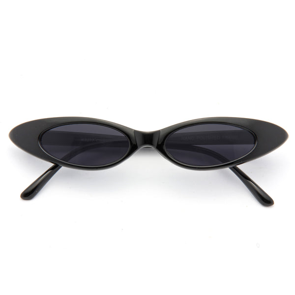 Abie Extreme Oval 90s Cat Eye Sunglasses Cosmiceyewear 