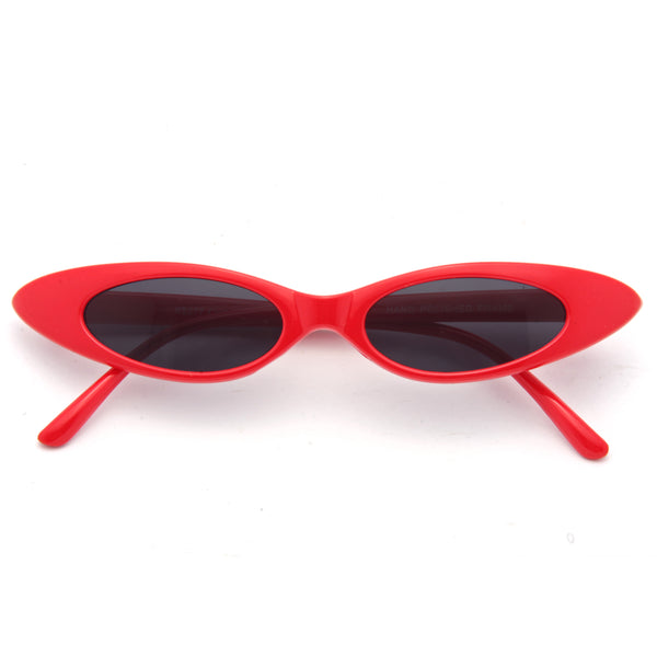 Abie Extreme Oval 90s Cat Eye Sunglasses Cosmiceyewear 