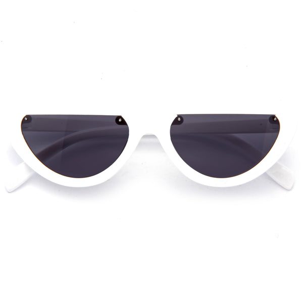 Tira Half Frame 90s Cat Eye Sunglasses Cosmiceyewear 