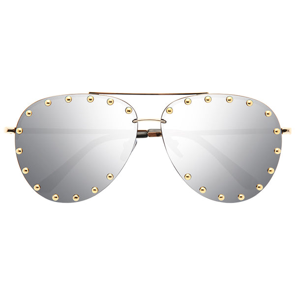Louis Vuitton Black/Silver The Party Aviator Sunglasses