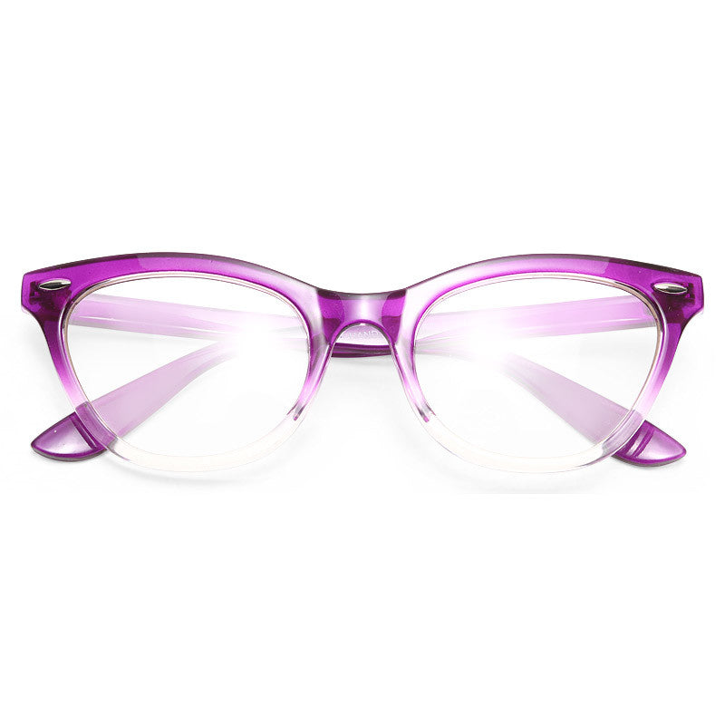 Emma Gradient Frame Cat Eye Clear Glasses