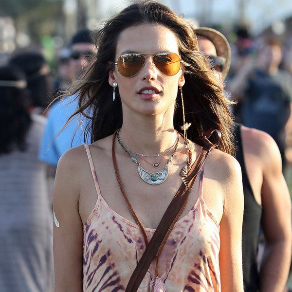 Alessandra Ambrosio Style 56mm Blue Blocker Aviator Celebrity Sunglasses