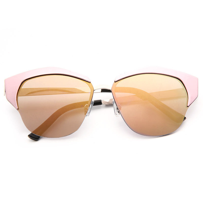 – Eye Celebrity Style Cat Jessica Alba CosmicEyewear Metal Sunglasses