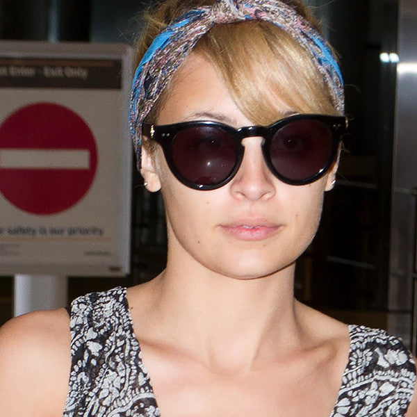 Nicole Richie Style Unisex Rounded Celebrity Sunglasses